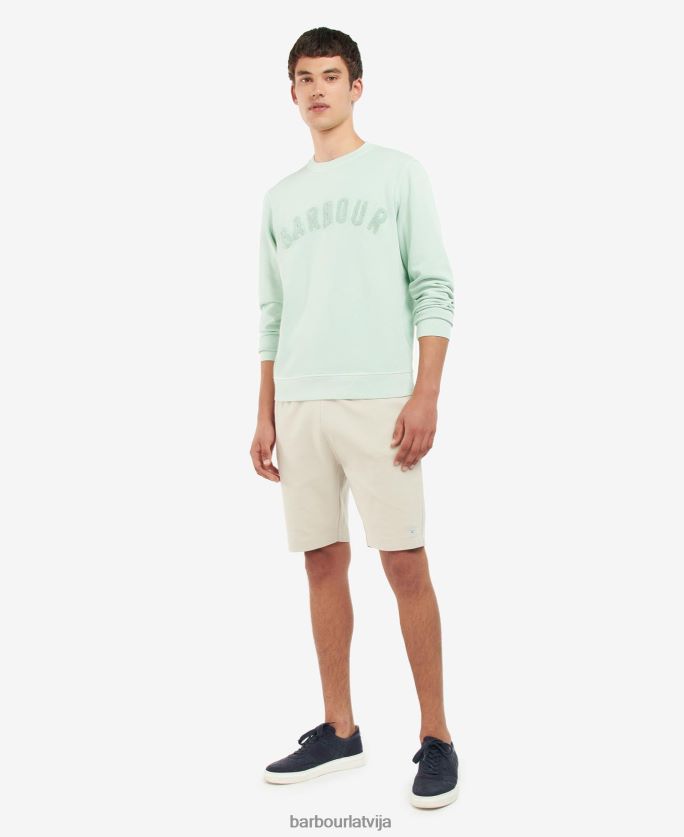 Barbour vīriešiem džemperis ar lielu logotipu ar apkakli P8J88A1041 apģērbs pulveris zils