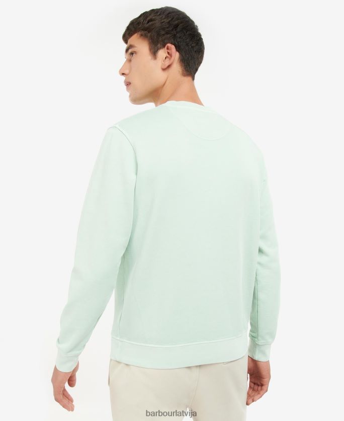 Barbour vīriešiem džemperis ar lielu logotipu ar apkakli P8J88A1041 apģērbs pulveris zils