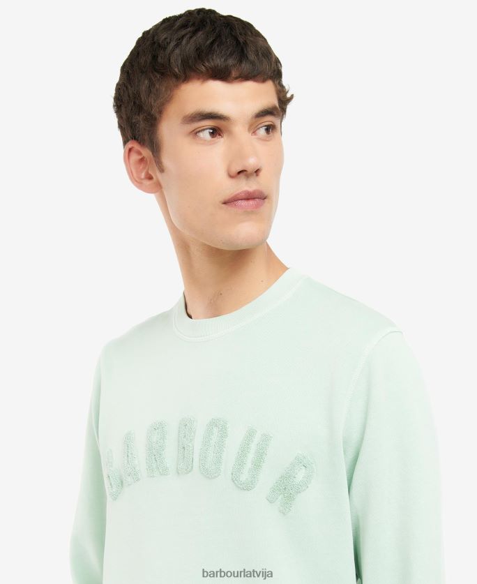 Barbour vīriešiem džemperis ar lielu logotipu ar apkakli P8J88A1041 apģērbs pulveris zils