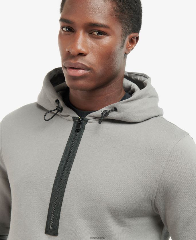 Barbour vīriešiem žetons ar rāvējslēdzēju P8J88A1070 apģērbs melns