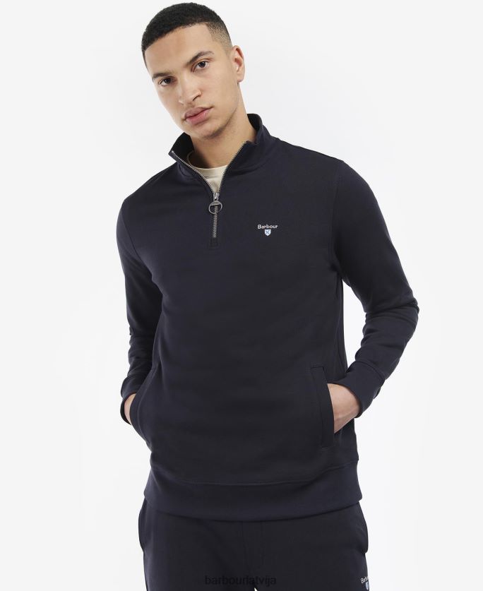 Barbour vīriešiem pulovers Rothley pusrāvējslēdzējs P8J88A996 apģērbs flote