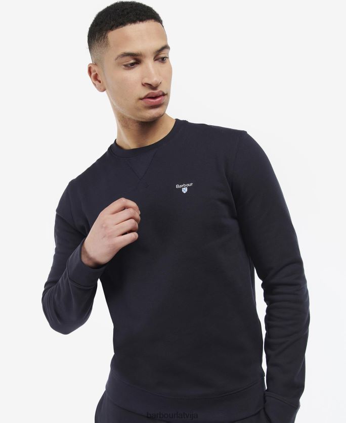 Barbour vīriešiem ridsdale sporta krekls ar apkakli P8J88A987 apģērbs melns