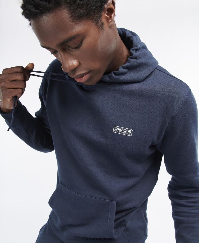 Barbour vīriešiem starptautisks maza logotipa kapuci P8J88A989 apģērbs antracīta merģelis