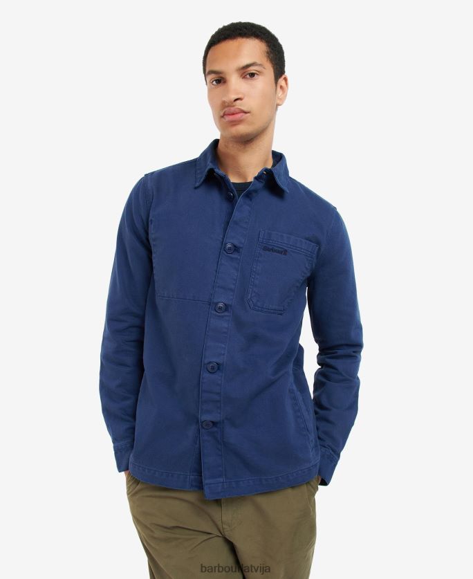 Barbour vīriešiem Džino virskrekls P8J88A310 apģērbs tintes zils