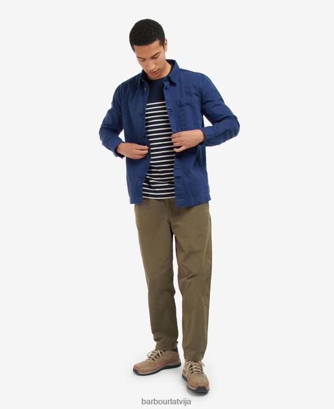 Barbour vīriešiem Džino virskrekls P8J88A310 apģērbs tintes zils