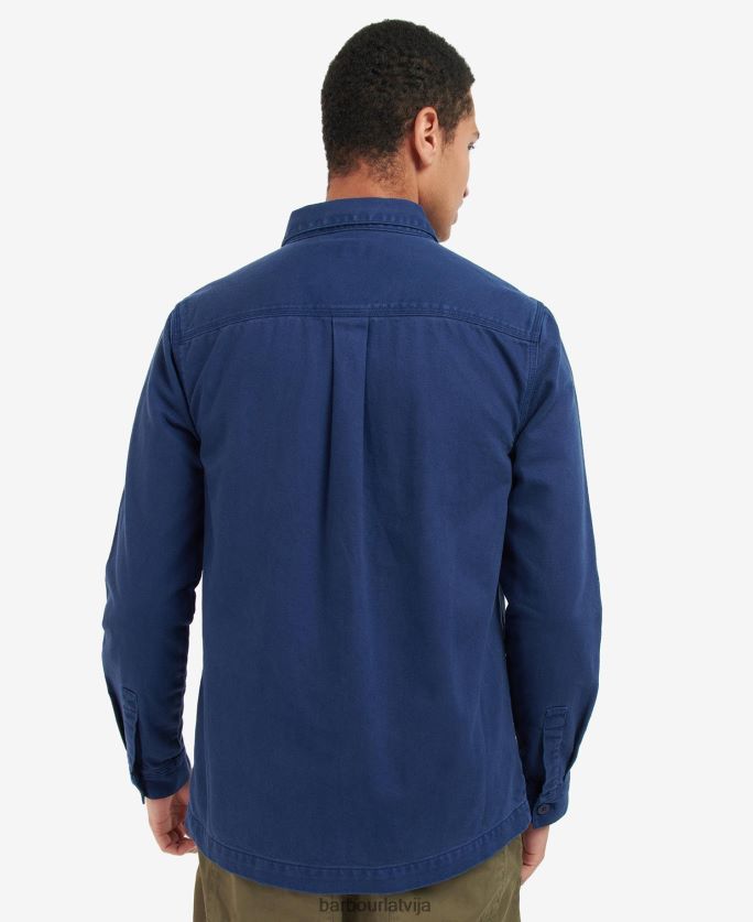 Barbour vīriešiem Džino virskrekls P8J88A310 apģērbs tintes zils