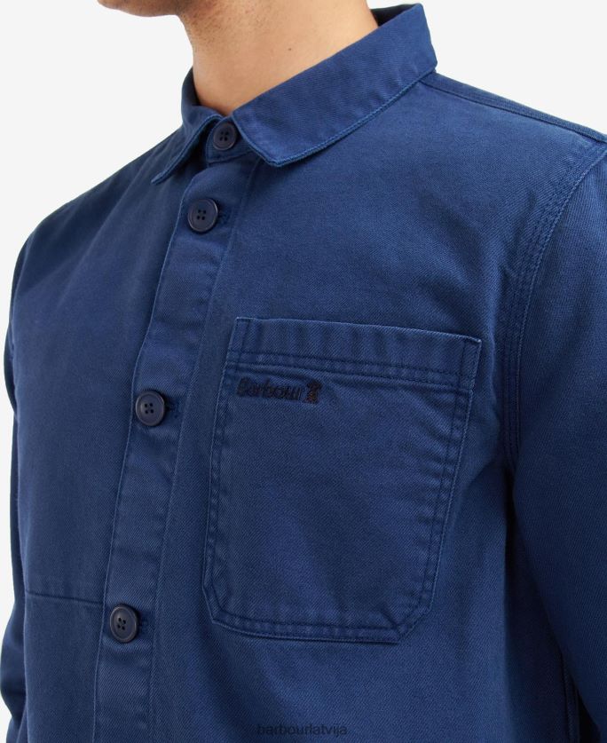 Barbour vīriešiem Džino virskrekls P8J88A310 apģērbs tintes zils