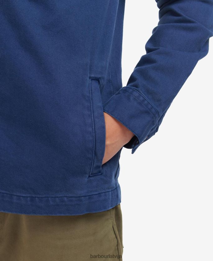 Barbour vīriešiem Džino virskrekls P8J88A310 apģērbs tintes zils
