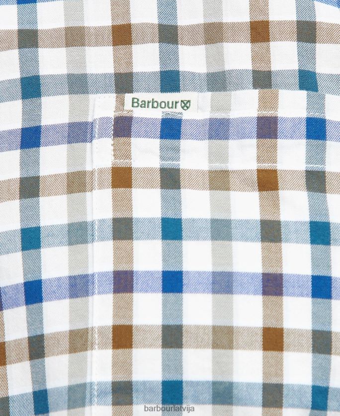 Barbour vīriešiem Fawdon pielāgots krekls P8J88A466 apģērbs akmens