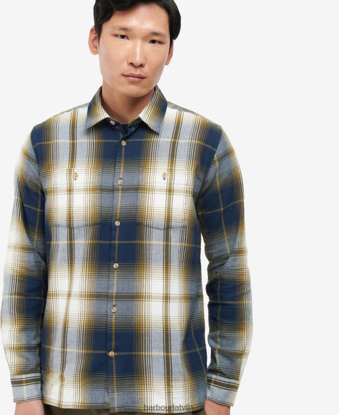 Barbour vīriešiem Harsthwaite krekls P8J88A473 apģērbs klasiskā flote