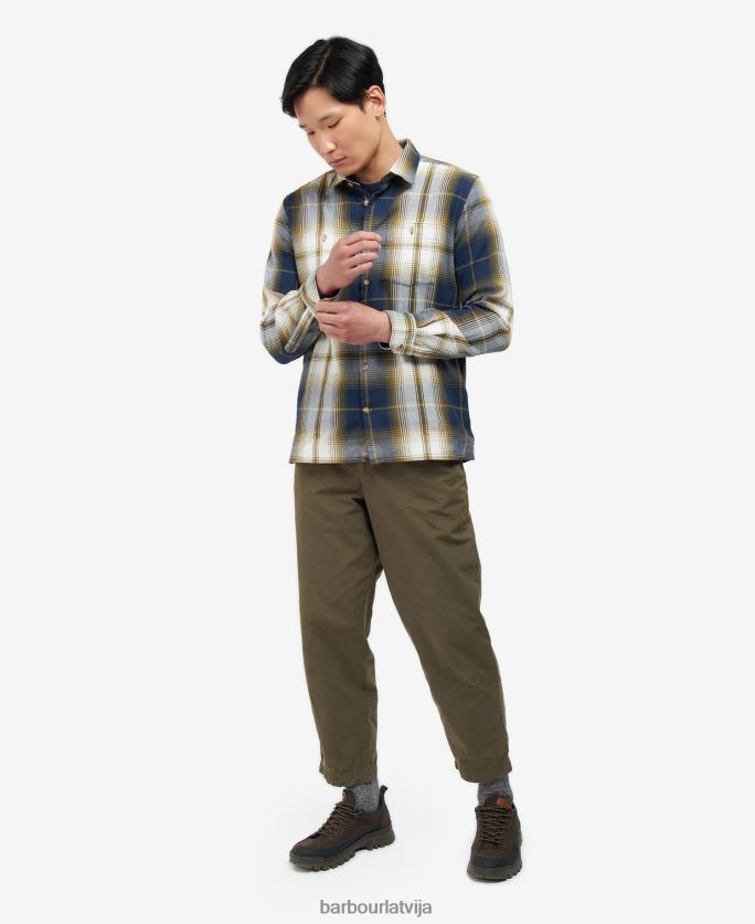 Barbour vīriešiem Harsthwaite krekls P8J88A473 apģērbs klasiskā flote