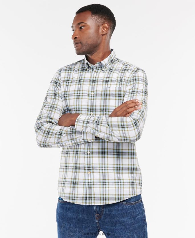 Barbour vīriešiem Hartcliff pielāgots krekls P8J88A454 apģērbs sarkans