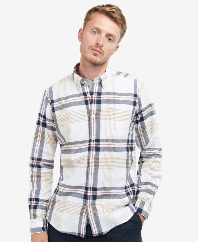 Barbour vīriešiem Hudson parastais krekls P8J88A373 apģērbs klasiskā flote