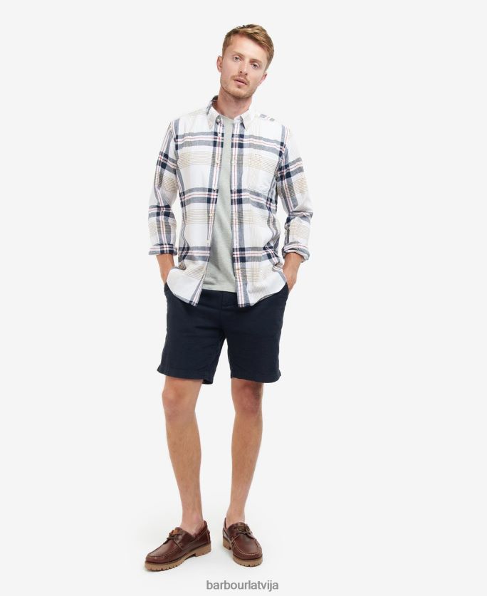 Barbour vīriešiem Hudson parastais krekls P8J88A373 apģērbs klasiskā flote