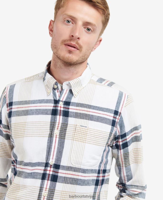 Barbour vīriešiem Hudson parastais krekls P8J88A373 apģērbs klasiskā flote