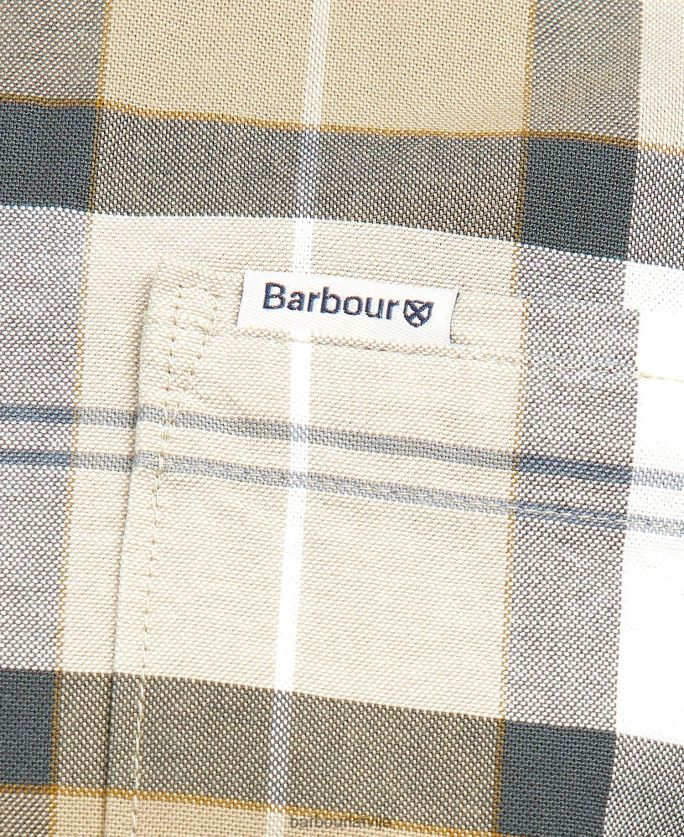 Barbour vīriešiem Lewis pielāgots krekls P8J88A416 apģērbs amble smilšu tartāns