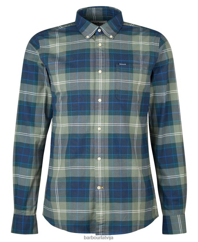 Barbour vīriešiem Lewis pielāgots krekls P8J88A417 apģērbs amble smilšu tartāns