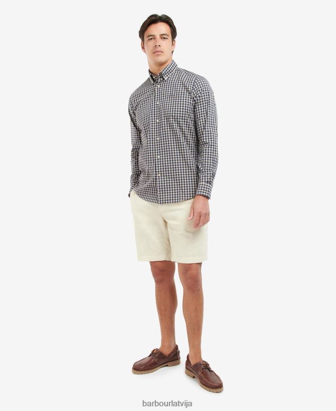 Barbour vīriešiem Merryton pielāgots krekls P8J88A527 apģērbs zils