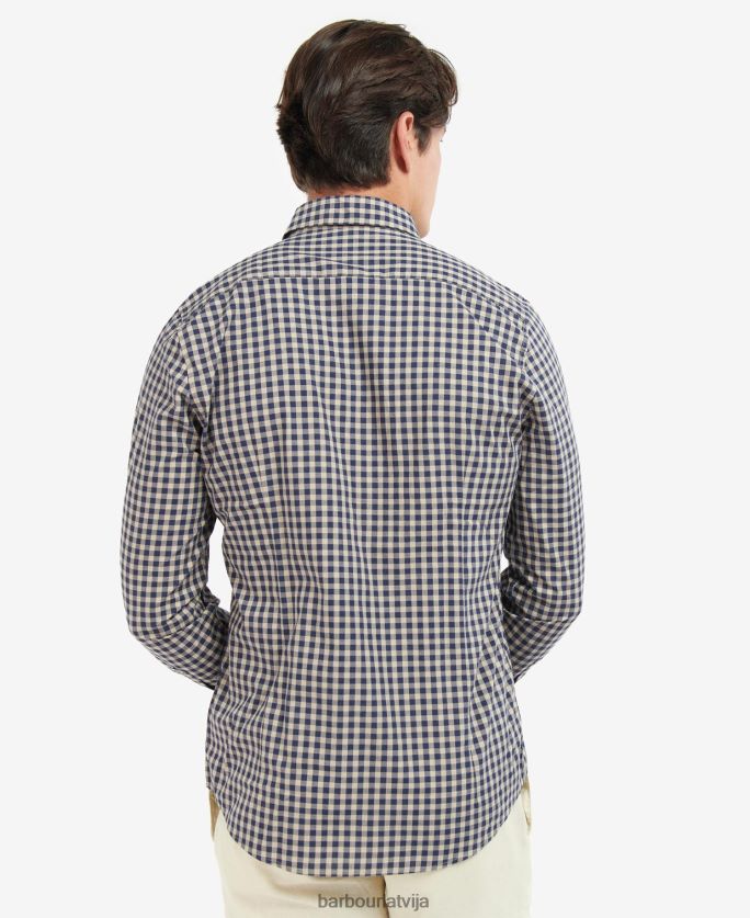 Barbour vīriešiem Merryton pielāgots krekls P8J88A527 apģērbs zils
