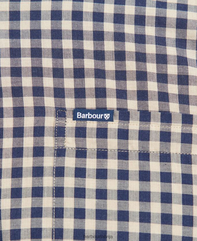 Barbour vīriešiem Merryton pielāgots krekls P8J88A527 apģērbs zils