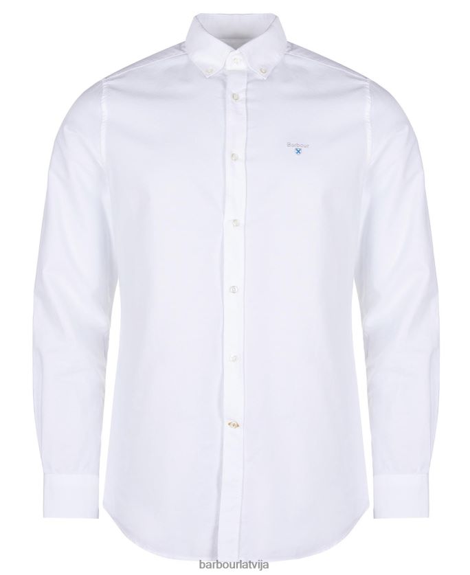 Barbour vīriešiem Oxford 3 pielāgots krekls P8J88A409 apģērbs zaļš