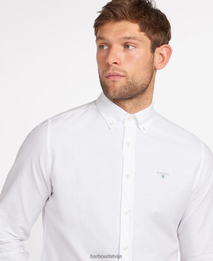 Barbour vīriešiem Oxford 3 pielāgots krekls P8J88A409 apģērbs zaļš
