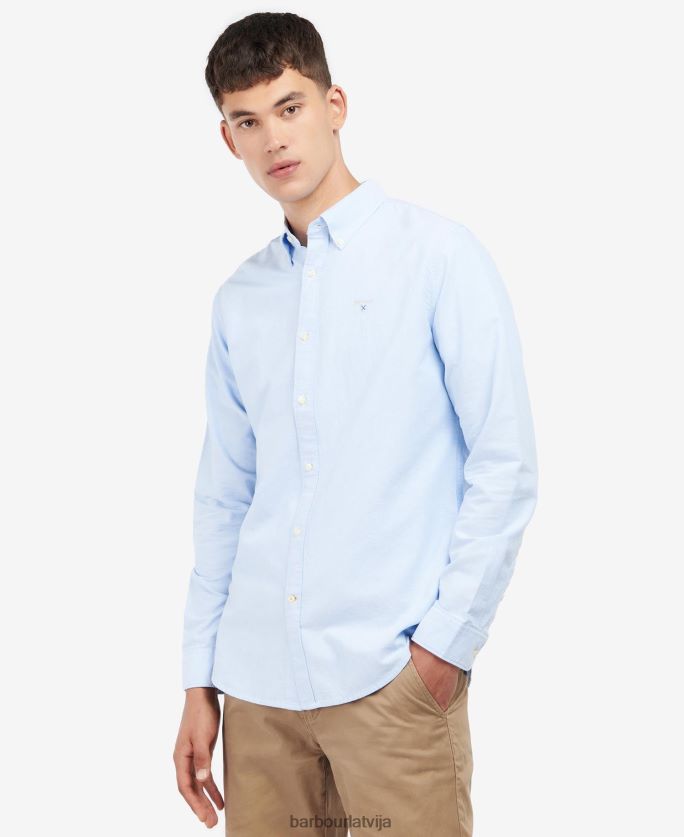 Barbour vīriešiem Oxford pielāgots krekls P8J88A290 apģērbs klasisks rozā