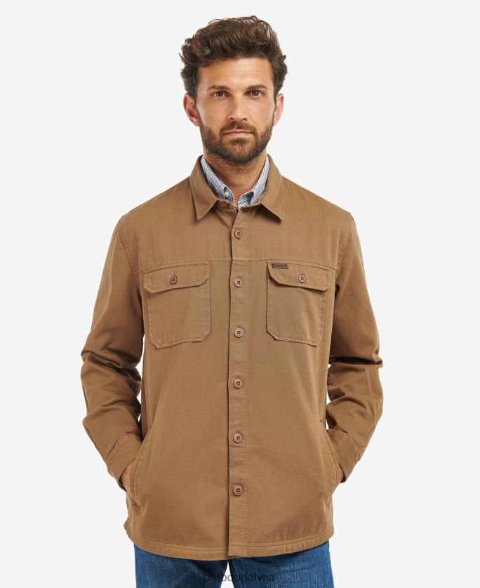 Barbour vīriešiem Rydale virskrekls P8J88A294 apģērbs tumšas smiltis