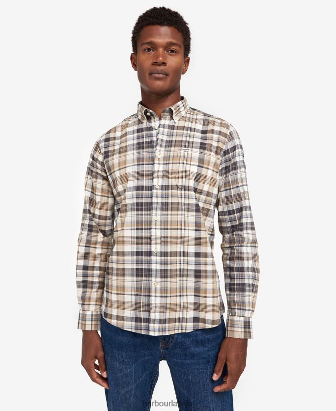 Barbour vīriešiem Seacove pielāgots krekls P8J88A430 apģērbs klasisks zils