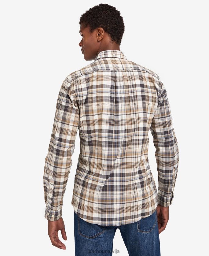 Barbour vīriešiem Seacove pielāgots krekls P8J88A430 apģērbs klasisks zils