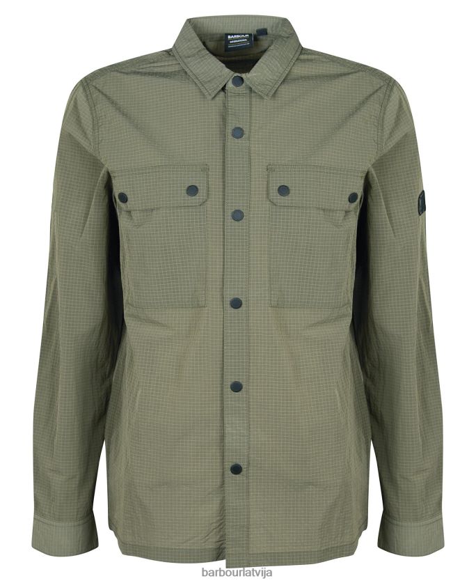 Barbour vīriešiem Spencera virskrekls P8J88A483 apģērbs tumšā sēne