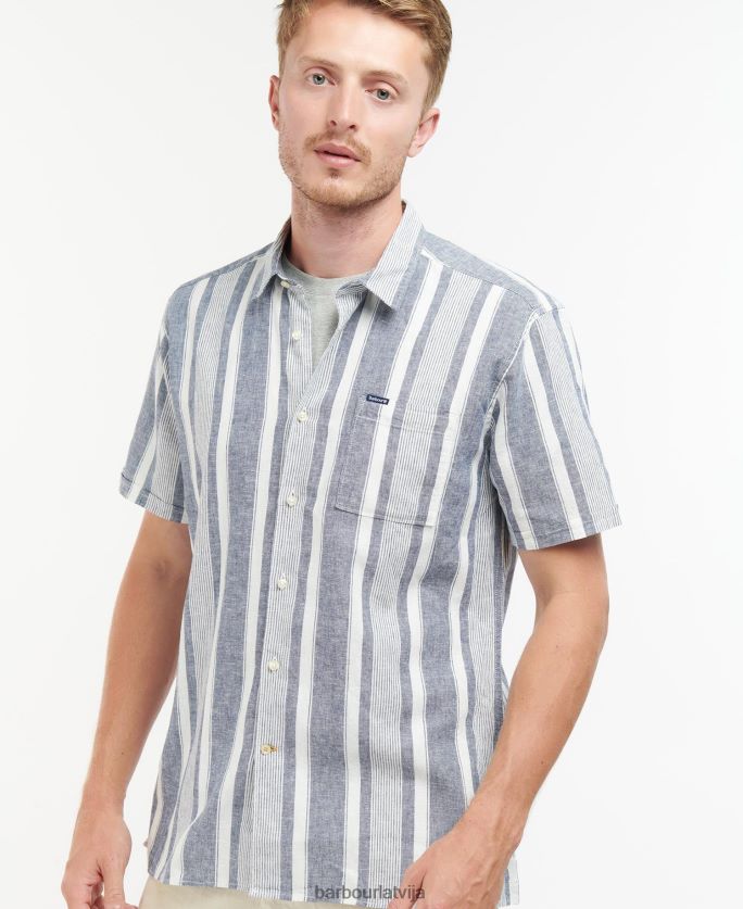 Barbour vīriešiem Thewles parastais krekls P8J88A511 apģērbs klasiskā flote