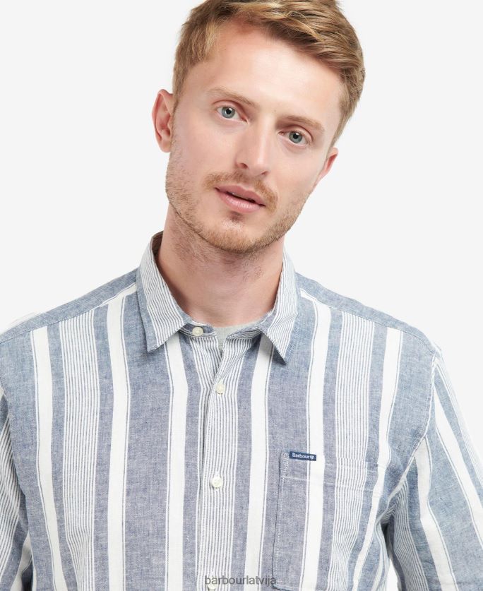 Barbour vīriešiem Thewles parastais krekls P8J88A511 apģērbs klasiskā flote