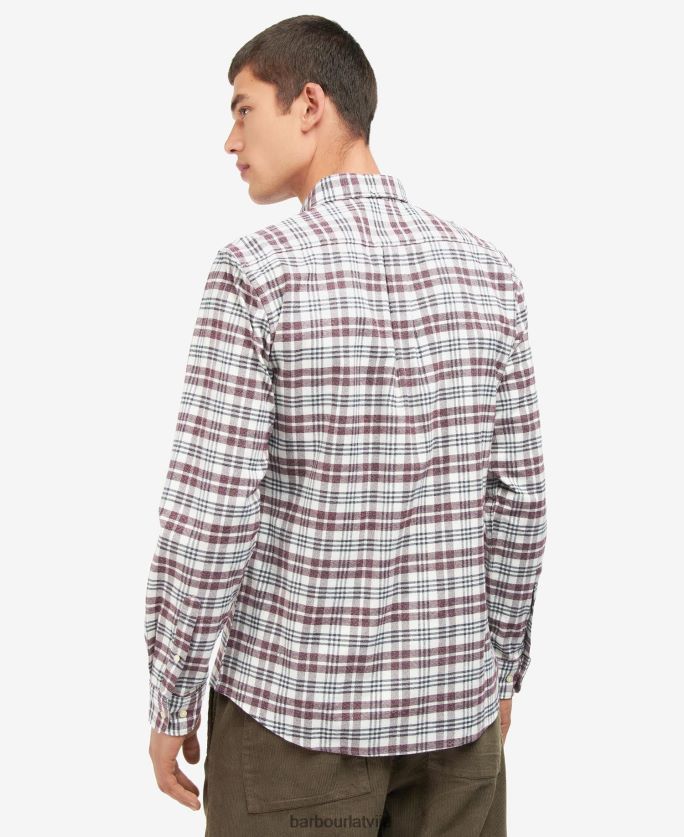 Barbour vīriešiem Valdonam pielāgots krekls P8J88A532 apģērbs vidus zils