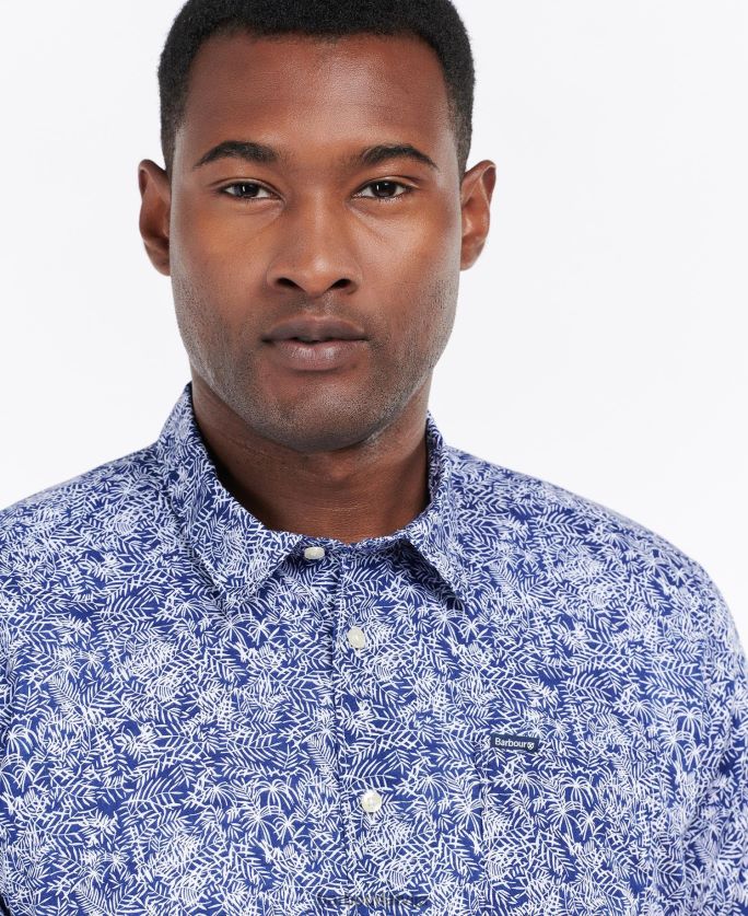 Barbour vīriešiem braithwaite vasaras krekls ar īsām piedurknēm P8J88A313 apģērbs putekļainās olīvas