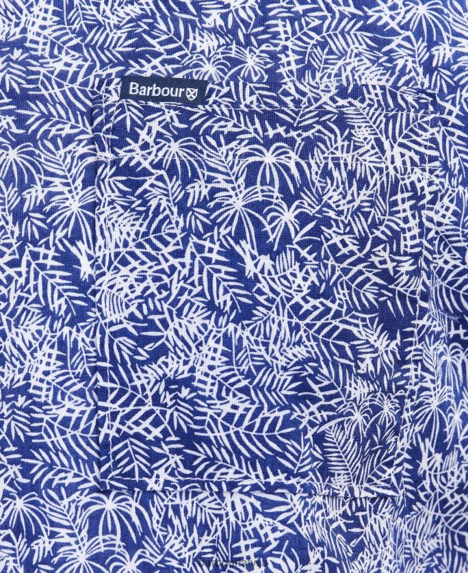 Barbour vīriešiem braithwaite vasaras krekls ar īsām piedurknēm P8J88A313 apģērbs putekļainās olīvas