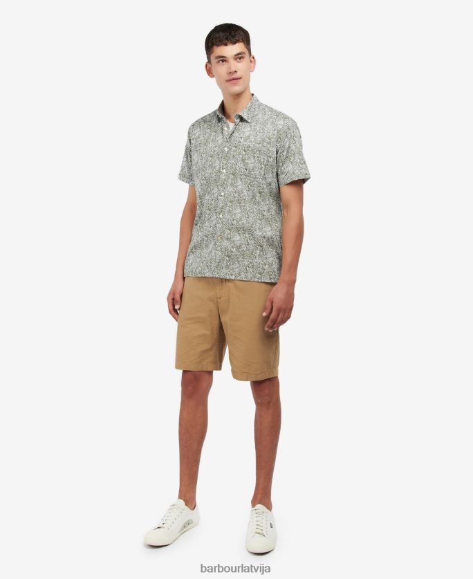 Barbour vīriešiem braithwaite vasaras krekls ar īsām piedurknēm P8J88A503 apģērbs tintes zils