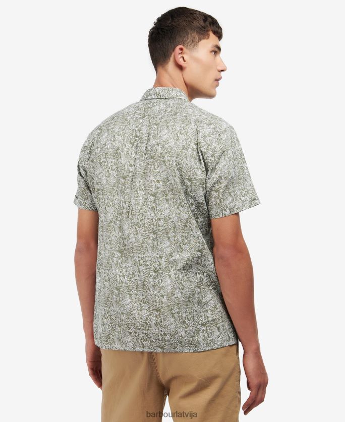 Barbour vīriešiem braithwaite vasaras krekls ar īsām piedurknēm P8J88A503 apģērbs tintes zils