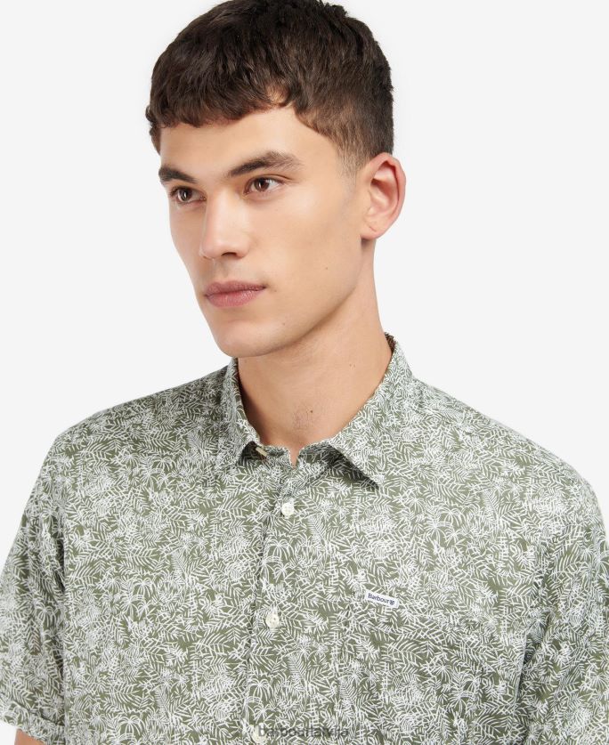 Barbour vīriešiem braithwaite vasaras krekls ar īsām piedurknēm P8J88A503 apģērbs tintes zils
