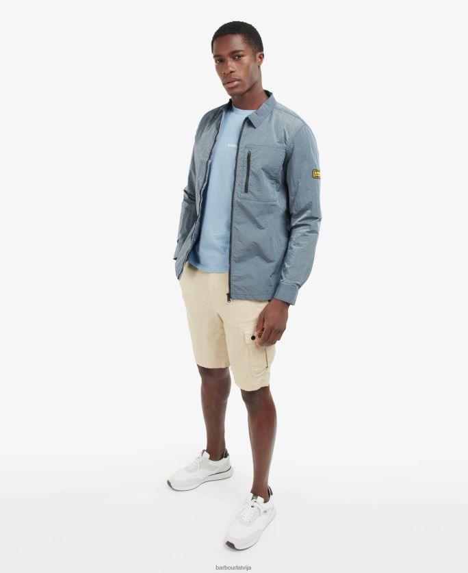 Barbour vīriešiem dylan neilona virskrekls P8J88A311 apģērbs pulveris zils