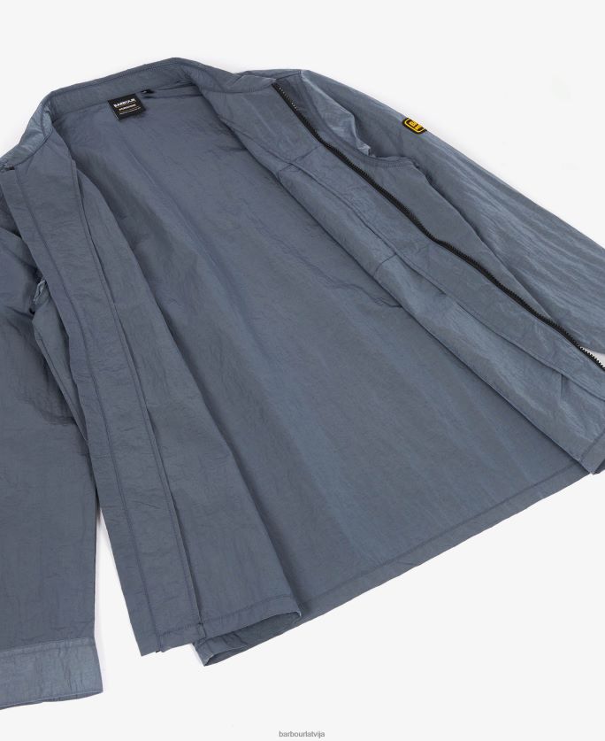 Barbour vīriešiem dylan neilona virskrekls P8J88A311 apģērbs pulveris zils