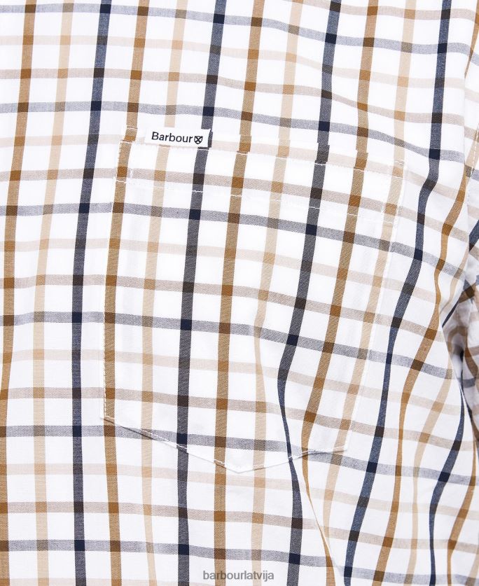 Barbour vīriešiem eldonam pielāgots krekls P8J88A467 apģērbs sarkans