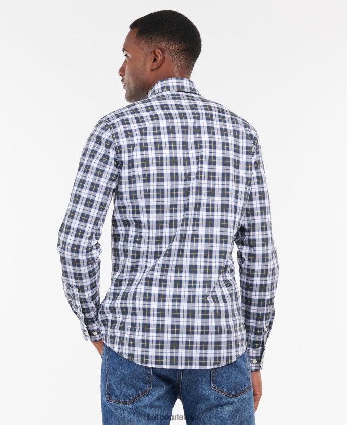 Barbour vīriešiem foxlow pielāgots krekls P8J88A377 apģērbs čili sarkans
