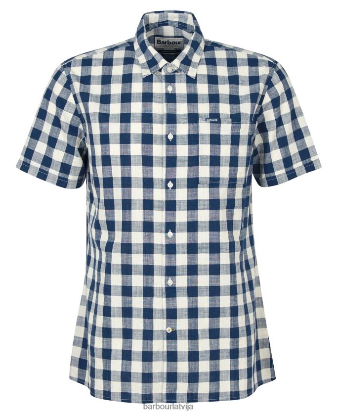 Barbour vīriešiem hilson pielāgots krekls P8J88A525 apģērbs olīvu