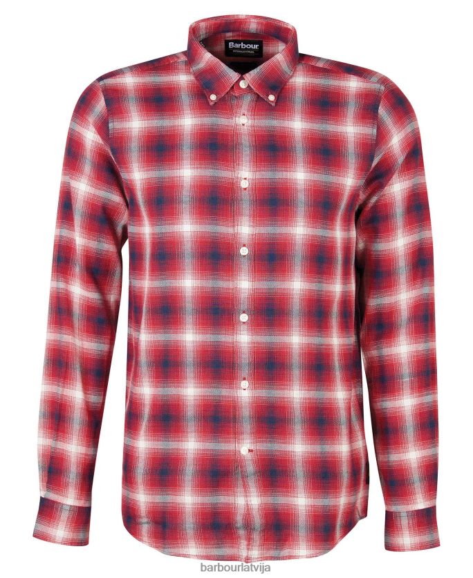 Barbour vīriešiem kershaw krekls P8J88A446 apģērbs sacīkšu zaļš
