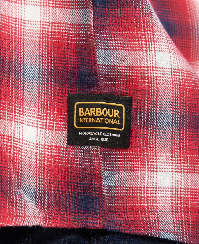 Barbour vīriešiem kershaw krekls P8J88A446 apģērbs sacīkšu zaļš