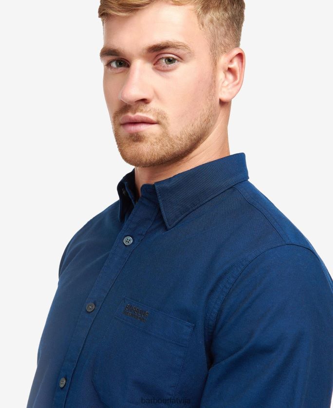 Barbour vīriešiem kinētisks krekls P8J88A534 apģērbs klasisks balts