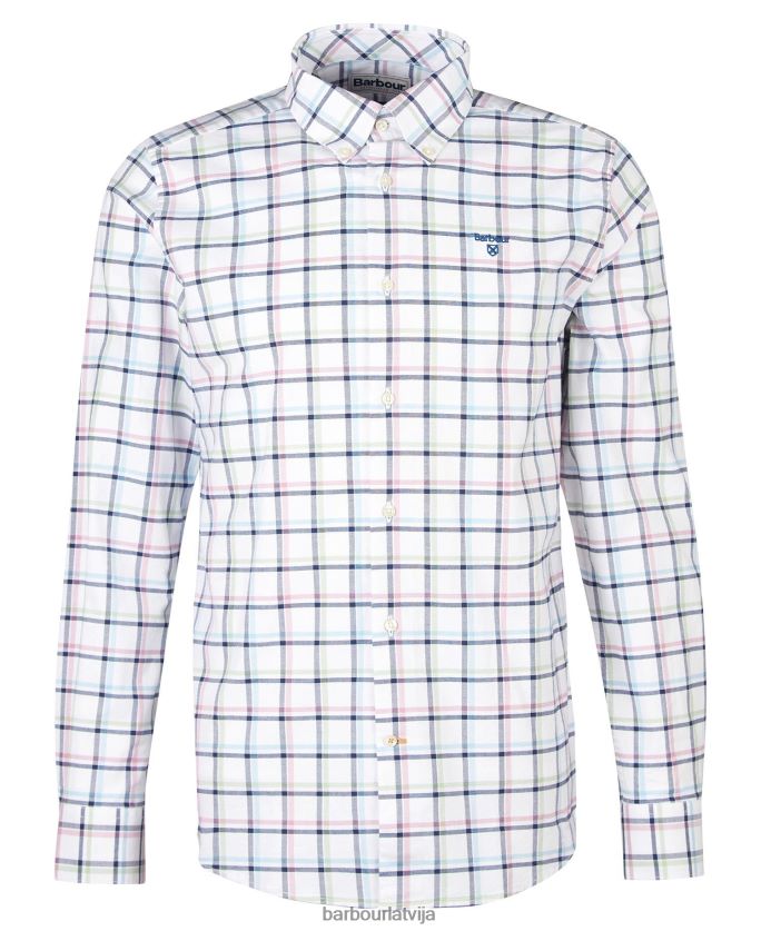 Barbour vīriešiem krantoka krekls P8J88A484 apģērbs debesis