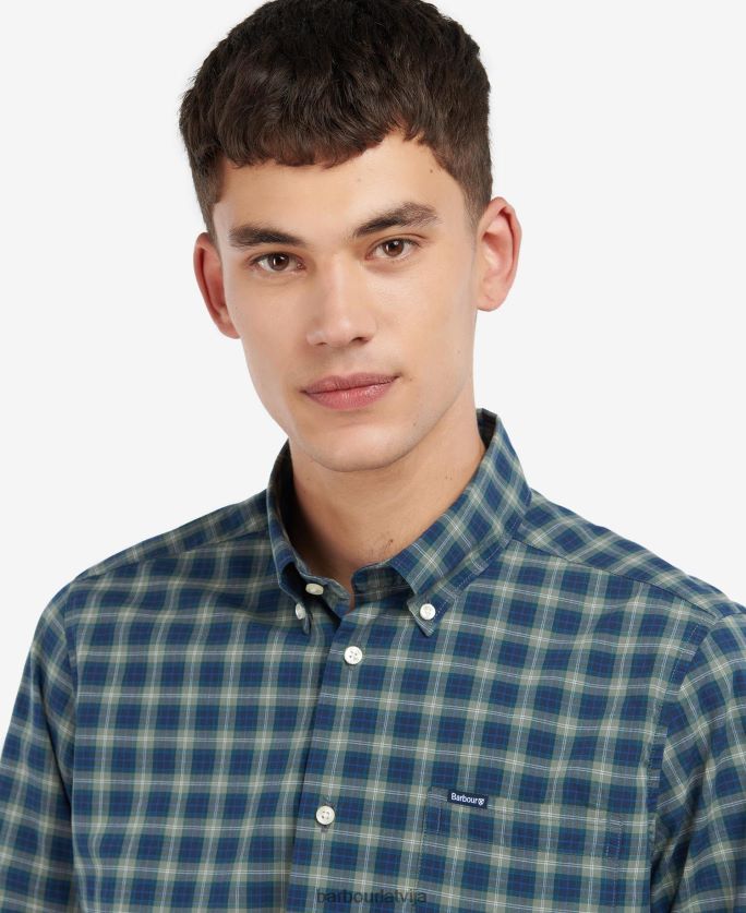 Barbour vīriešiem lomonda pielāgots krekls P8J88A339 apģērbs amble smilšu tartāns