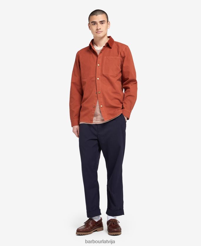 Barbour vīriešiem lorenco virskrekls P8J88A501 apģērbs tranšeja